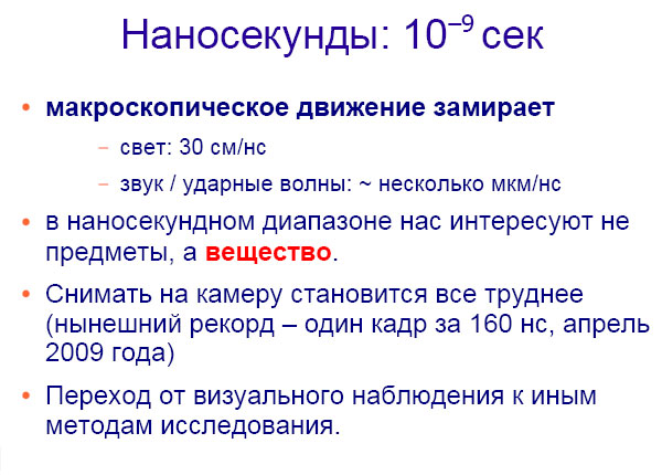 Как расщепляют мгновение